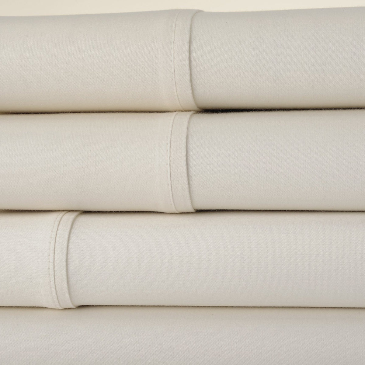1000 Thread Count Egyptian Cotton Sheet Set Sateen Weave Deep Pocket 16 Inch Fitted Sheet Flat Sheet Pillowcases Soft Breathable Luxury Bedding Twin Full Queen King Grey Ivory White