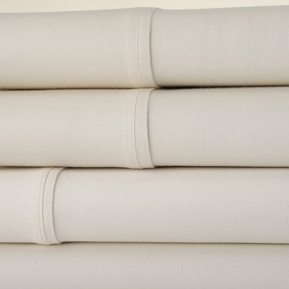 1000 Thread Count Egyptian Cotton Sheet Set Sateen Weave Deep Pocket 16 Inch Fitted Sheet Flat Sheet Pillowcases Soft Breathable Luxury Bedding Twin Full Queen King Grey Ivory White