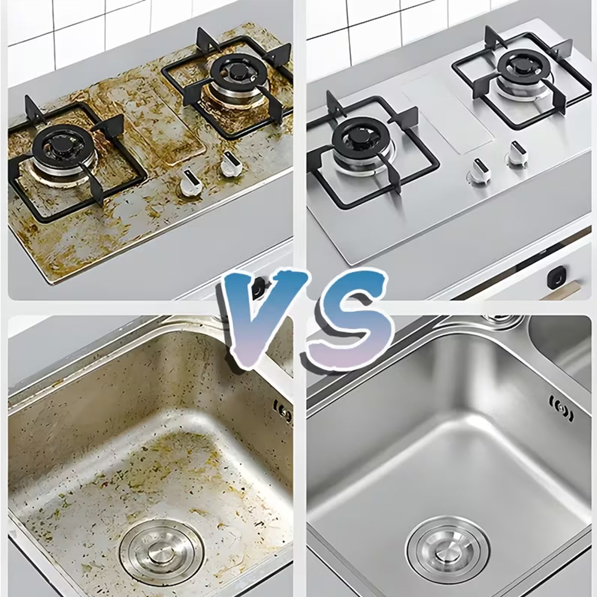 Metal Polishing Compound Paste – Professional Restoration Cream for Stainless Steel Kitchen Appliances Oven Range Hood Chrome Aluminum Surface Polish