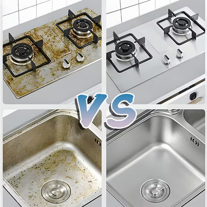 Metal Polishing Compound Paste – Professional Restoration Cream for Stainless Steel Kitchen Appliances Oven Range Hood Chrome Aluminum Surface Polish