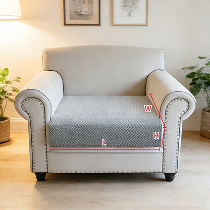 Stretch Jacquard Sofa Cover Non-Slip Elastic Furniture Protector for 1 2 3 4 Seater & L-Shaped Sectional Sofa – Wear-Resistant Polyester Slipcover, Machine Washable, Living Room Bedroom, 5 Colors