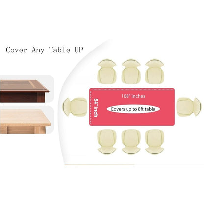 Disposable Plastic Tablecloth 12-Pack – Heavy Duty Table Cover for Parties, 84" Round & 54"x108" Rectangle, 22 Colors for Kitchen Dining Outdoor Events