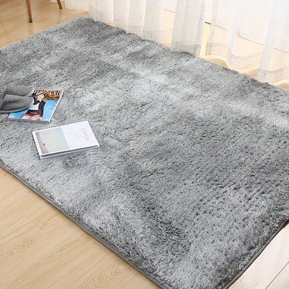 Plush Area Rug Solid Color Tufted Soft Carpet 900GSM Machine Washable Non-Slip - Polyester Fine Hair Floor Mat for Living Room Bedroom Bedside 3x5 4x6 5x8 6x9ft Gray Cream Khaki Wine Purple Rose