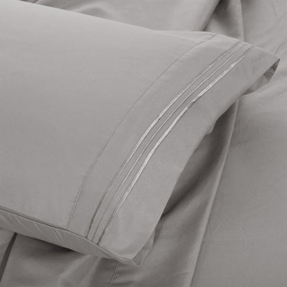 Soft Microfiber Bed Sheet Set 4-Piece 1800 Series 16 Inch Deep Pocket Hotel Luxury Cooling Sheets with Embroidered Pillowcases, Fade & Shrink Resistant, Twin to Cal King, 20 Colors