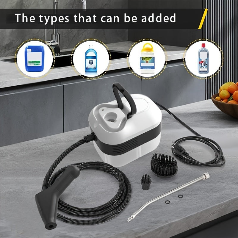 Handheld High Pressure Steam Cleaner – 35-Piece Accessory Set for Kitchen Grease Sofa Appliances, Portable Home Steam Cleaning Machine for Stove Oven Air Conditioner Washing Machine, Multiple Models