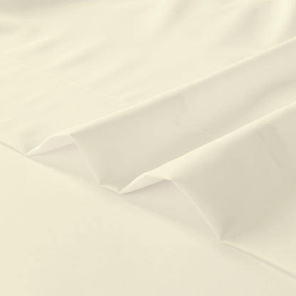 Microfiber Bed Sheets Set 6 Piece Hotel Grade 18" Deep Pocket, Breathable Soft Bedding Twin Full Queen King, 100 GSM All-Season Comfort, Machine Washable Fitted Sheet Flat Sheet Pillowcases, 12 Colors