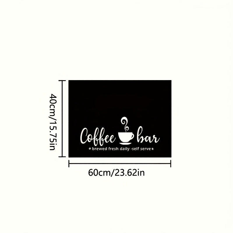 Coffee Bar Mat Absorbent Dish Drying Mat Bohemian Kitchen Counter Mat - Multiple Sizes for Coffee Machine Espresso Station Accessories Home Decor