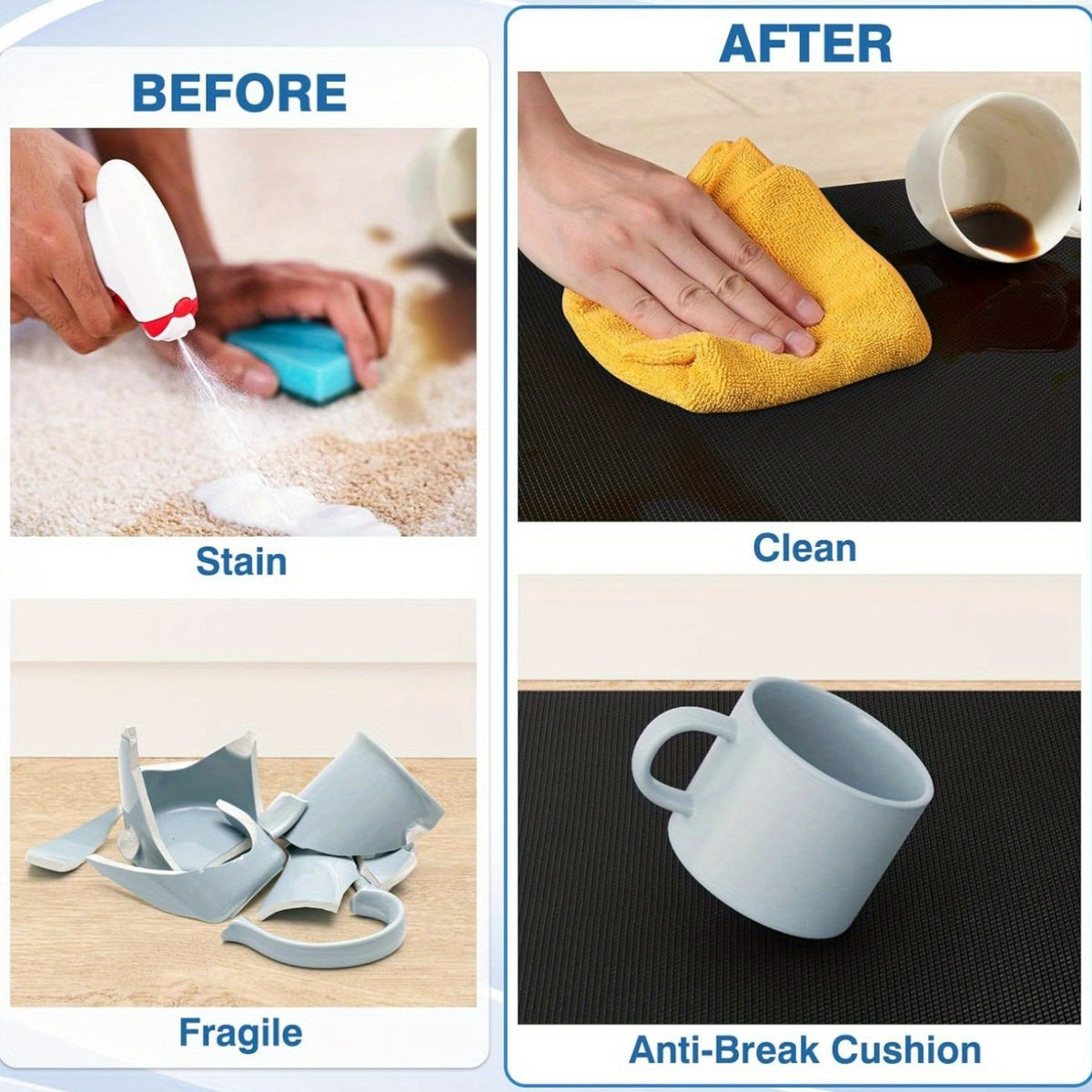 Non-Slip Kitchen Floor Mat with Thick Sponge Filling, 2D Print Anti-Fatigue Cushioned Rug for Kitchen Bathroom Laundry Room Entryway Corridor, Easy to Clean, Multiple Sizes Available