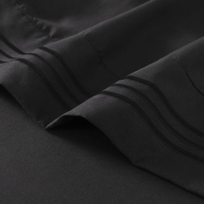 Microfiber Bed Sheets Set 6 Piece Hotel Grade 18" Deep Pocket, Breathable Soft Bedding Twin Full Queen King, 100 GSM All-Season Comfort, Machine Washable Fitted Sheet Flat Sheet Pillowcases, 12 Colors