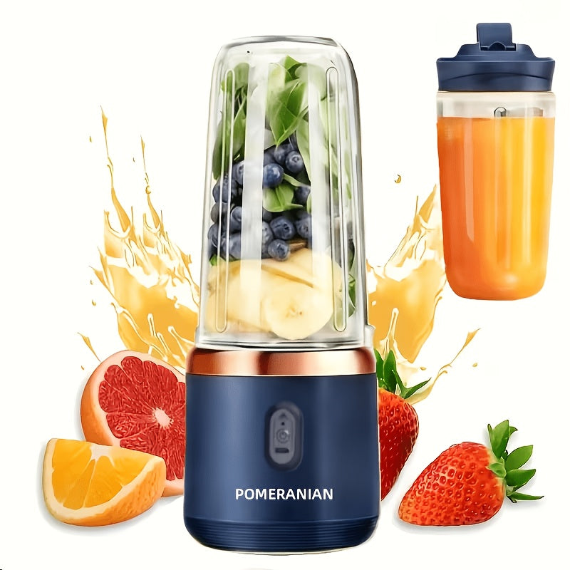 Portable Blender Rechargeable Electric Personal Blender for Juice Smoothies Coffee Milkshakes – USB Charging Compact Travel Blender Cup for Outdoor Camping Gym, 380ml or 1500mAh, Blue Pink White