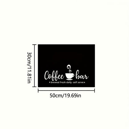 Coffee Bar Mat Absorbent Dish Drying Mat Bohemian Kitchen Counter Mat - Multiple Sizes for Coffee Machine Espresso Station Accessories Home Decor
