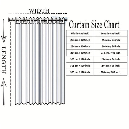 Blackout Room Divider Curtains Ceiling Track - Floor to Ceiling Curtain Panel with Rod Pocket & Hook, 100% Polyester Thermal Insulated Privacy Curtain for Bedroom Living Room Closet Patio