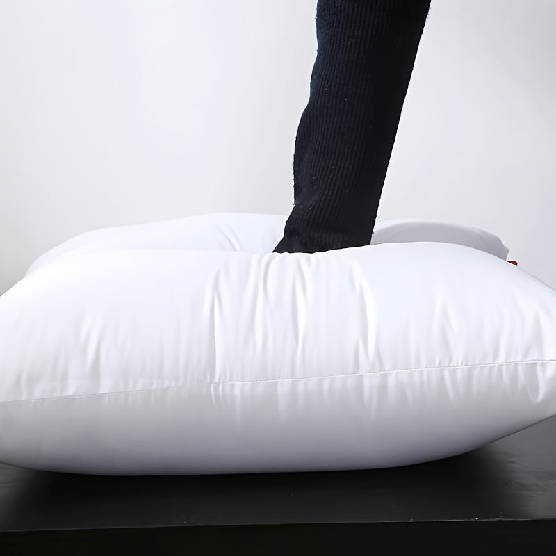 Square Pillow Inserts Hypoallergenic Cushion Filling 1/2/4 Pack – White Fiber Fill Throw Pillow Inserts for Sofa Bed Patio, Fluffy & Soft for Living Room Bedroom Office Outdoor Decor