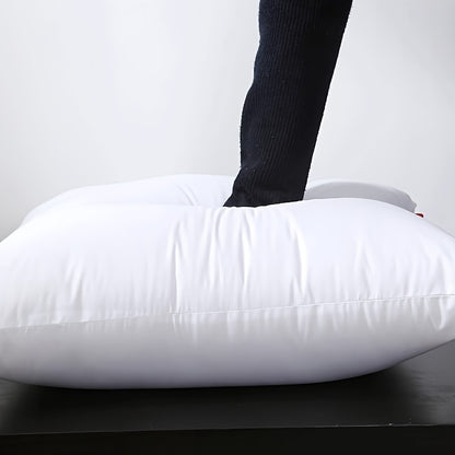 Square Pillow Inserts Hypoallergenic Cushion Filling 1/2/4 Pack – White Fiber Fill Throw Pillow Inserts for Sofa Bed Patio, Fluffy & Soft for Living Room Bedroom Office Outdoor Decor