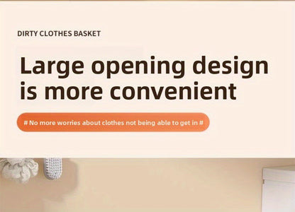 Foldable Wall Mounted Laundry Hamper Oxford Cloth with Lid Space Saving Collapsible Clothes Storage Basket Bedroom Bathroom Living Room Large 22x15 Inch Gray