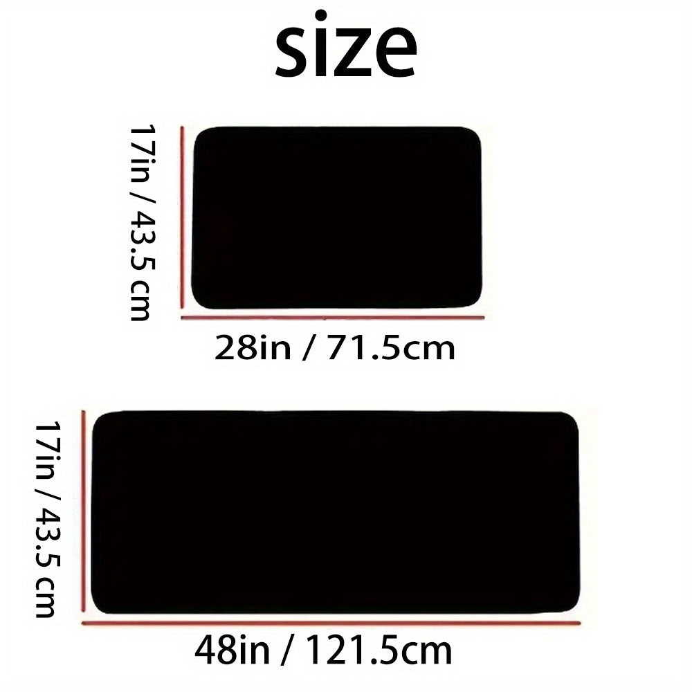 Non-Slip Kitchen Floor Mat with Thick Sponge Filling, 2D Print Anti-Fatigue Cushioned Rug for Kitchen Bathroom Laundry Room Entryway Corridor, Easy to Clean, Multiple Sizes Available