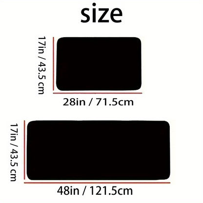 Non-Slip Kitchen Floor Mat with Thick Sponge Filling, 2D Print Anti-Fatigue Cushioned Rug for Kitchen Bathroom Laundry Room Entryway Corridor, Easy to Clean, Multiple Sizes Available
