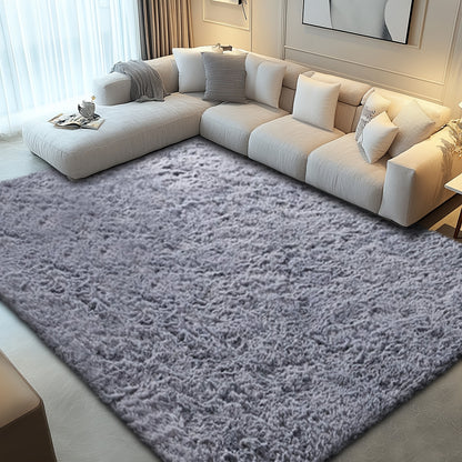 Shaggy Area Rug for Living Room – Ultra-Soft Fluffy Bedroom Carpet, Thick Plush Floor Mat for Home Decor, 5x7 6x9 8x10 9x12 Ft, Tie-Dye & Solid Colors