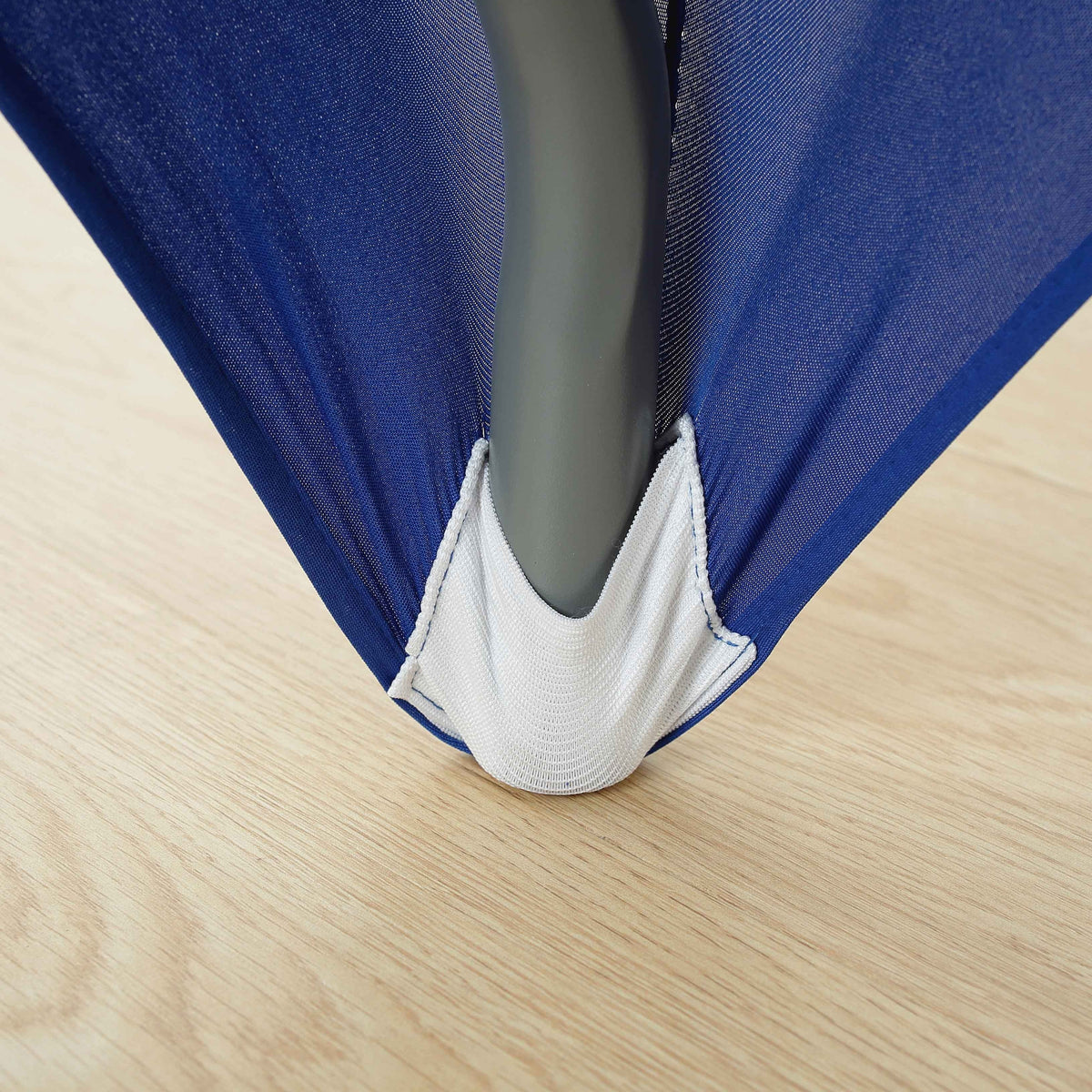 Spandex Tablecloth Fitted Stretch Table Cover 4ft 6ft 8ft - Wrinkle-Free Rectangle Table Cloth for Wedding, Party, Event, Banquet - 2-Pack Multi-Color Options White Black Navy Blue Pink