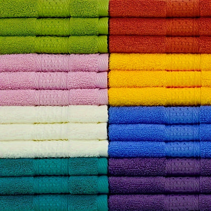 Washcloths for Bathing 24 Pack 13x13 Inch Soft Bathroom Wash Cloths Bulk Set for Body and Face, Multicolor Hotel Quality Washcloths for Home Travel Gym Spa Hand Towels Mixed Color