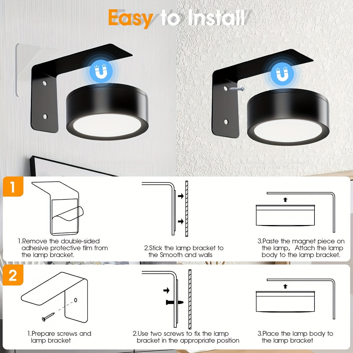 Picture Lights Battery Operated with Remote Control – Dimmable Wireless LED Puck Lights for Wall Art, 3 Color Modes, Timer & Magnetic Mount, No Wiring Gallery Decor (3-Pack or 6-Pack)