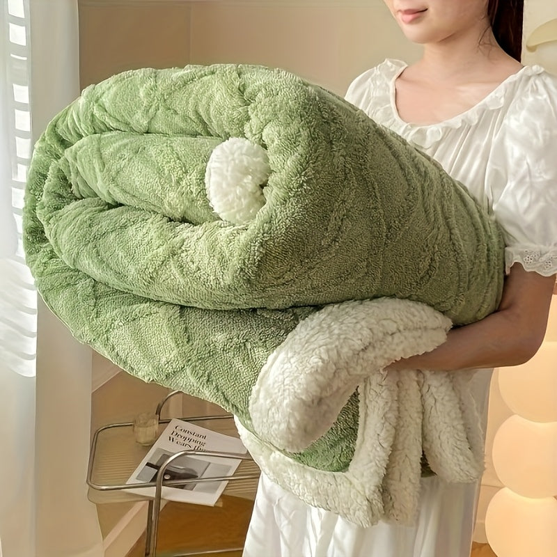 Soft Taffeta Throw Blanket Double-Sided for All Seasons, Lightweight Cozy Blanket for Bed Couch Sofa, Air Conditioning Blanket Machine Washable, Aesthetic Bedroom Blanket Gift in Beige Pink Green Gray Brown