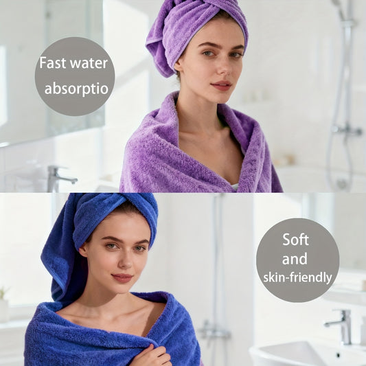 Towel Set 18 Piece Coral Velvet Bath Towel Set - 4 Bath Towels 4 Hand Towels 10 Washcloths, Soft Absorbent Bathroom Towels for Home Hotel Spa Travel, 16 Colors