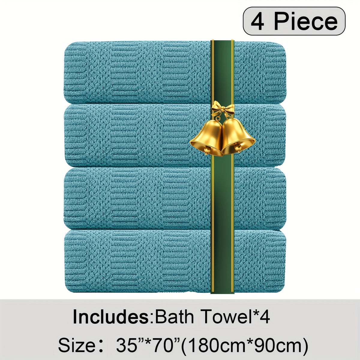 Oversized Bath Towel Set Microfiber XL – Super Absorbent Quick Dry Extra Large Bath Sheets for Family & Hotel, Soft Plush Shower Towels, 4-Piece & 8-Piece Sets, Multiple Colors & Patterns