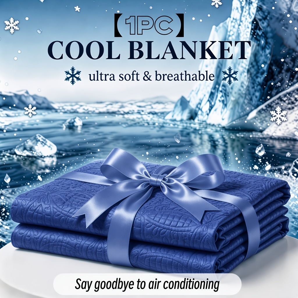 Bamboo Cooling Blanket for Hot Sleepers, Double-Sided Cooling Fabric Throw Twin Queen King, Breathable Soft Lightweight Summer Blanket for Night Sweats, Machine Washable Bamboo Fiber Blanket Multiple Colors