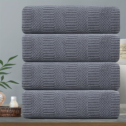 Oversized Bath Towel Set Microfiber XL – Super Absorbent Quick Dry Extra Large Bath Sheets for Family & Hotel, Soft Plush Shower Towels, 4-Piece & 8-Piece Sets, Multiple Colors & Patterns