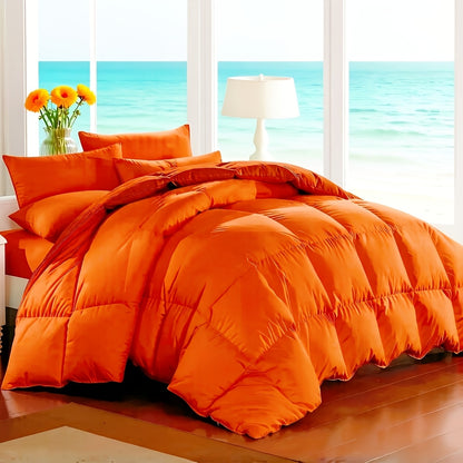 7-Piece Comforter Set Bed in a Bag - Soft Microfiber Down Alternative Comforter with Sheets Pillow Shams All Season Bedding Set Full Queen King, Multiple Colors