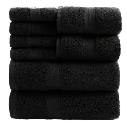 Towel Set 8 Piece & 16 Piece – Soft Absorbent Bath Towels, Hand Towels & Washcloths | Quick Dry Thickened Bathroom Towels for Home Hotel Spa | 12 Colors