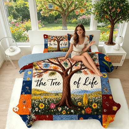 Floral Quilt Set 2 3 Piece Twin Full Queen King Lightweight Patchwork Coverlet Bedding Set Soft Cozy Boho Comforter with Pillow Shams Green Blue Pink Plaid Spring Summer Year Round