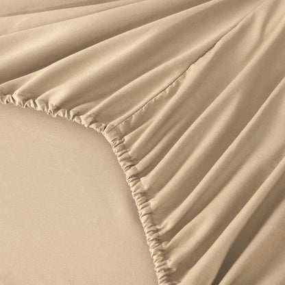 Microfiber Bed Sheets Set 6 Piece Hotel Grade 18" Deep Pocket, Breathable Soft Bedding Twin Full Queen King, 100 GSM All-Season Comfort, Machine Washable Fitted Sheet Flat Sheet Pillowcases, 12 Colors