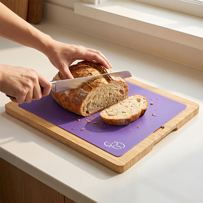 Bamboo Cutting Board Set for Kitchen, 7-Piece Chopping Board with Juice Groove for Meat Cheese Bread Vegetables Fruits, Cheese Platter Charcuterie Board, Housewarming Gift for Home Dormitory