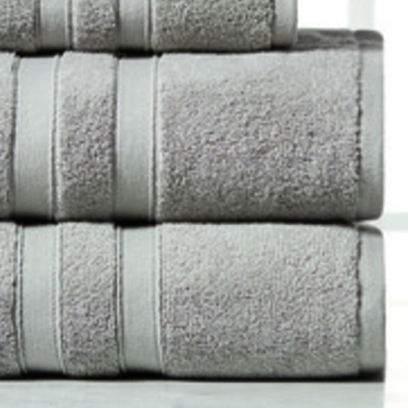 Egyptian Cotton Towel Set 6 Piece – 650 GSM Luxury Bath Towels with Zero Twist Loops, Ultra Soft & Highly Absorbent, Includes 2 Bath Towels, 2 Hand Towels & 2 Washcloths for Bathroom Spa Experience