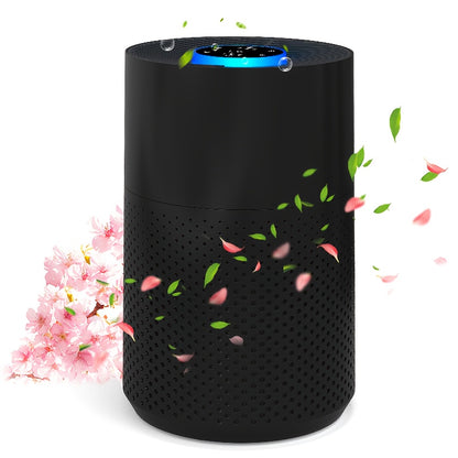 H13 True HEPA Air Purifier for Home Bedroom 3-in-1 Filter Sleep Mode Removes Allergies Pet Dander Dust Smoke Pollen Odor for Pets Hair Smokers White