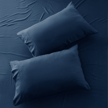 Soft Microfiber Bed Sheet Set 4-Piece 1800 Series 16 Inch Deep Pocket Hotel Luxury Cooling Sheets with Embroidered Pillowcases, Fade & Shrink Resistant, Twin to Cal King, 20 Colors