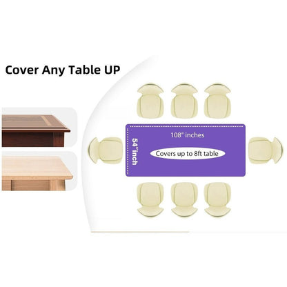Disposable Plastic Tablecloth 12-Pack – Heavy Duty Table Cover for Parties, 84" Round & 54"x108" Rectangle, 22 Colors for Kitchen Dining Outdoor Events