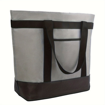 Insulated Reusable Grocery Tote Bag XXLarge 10.3 Gal Cooler Bag for Women Men – Food Delivery Bag Keep Food Cold Warm for Shopping Travel Beach Picnic Doordash