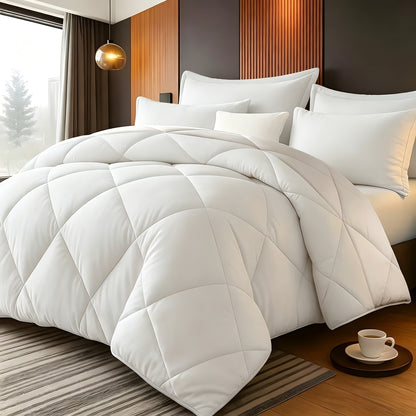 Thin Quilt Bedding Set with Pillowcases Lightweight Breathable Summer Comforter Solid Color Bed Quilt Twin Full Queen King Size Soft Fiber Filled Blanket for Bedroom