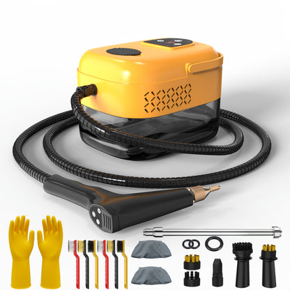Handheld High Pressure Steam Cleaner – 35-Piece Accessory Set for Kitchen Grease Sofa Appliances, Portable Home Steam Cleaning Machine for Stove Oven Air Conditioner Washing Machine, Multiple Models