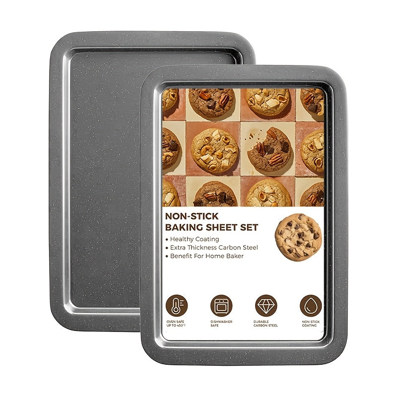 Nonstick Bakeware Set with Baking Pans – Oven-Safe Baking Sheets, Cake Pan, Muffin Pan, Loaf Pan, Roast Pan & Cookie Sheet – Complete Kitchen Baking Supplies with Rack, Whisks & Spatulas (2–24pcs)