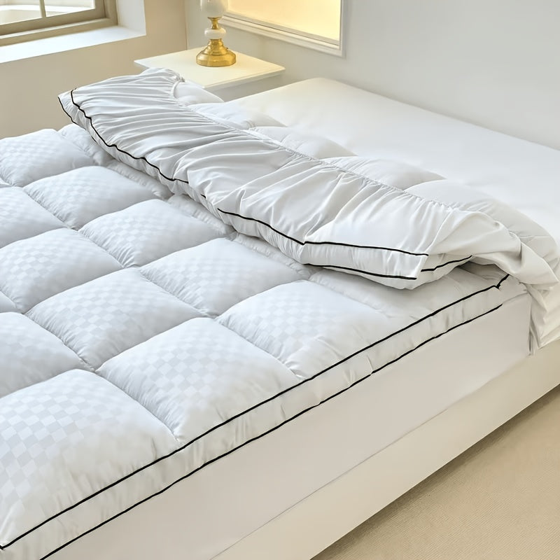 Mattress Topper Quilted Pillow Top Mattress Pad Cover, Fitted Mattress Protector 8-21" Deep Pocket Cooling, Twin Full Queen King for Hot Sleepers All Season