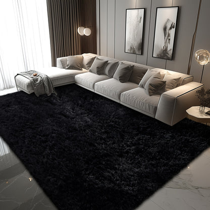 Shaggy Area Rug for Living Room – Ultra-Soft Fluffy Bedroom Carpet, Thick Plush Floor Mat for Home Decor, 5x7 6x9 8x10 9x12 Ft, Tie-Dye & Solid Colors