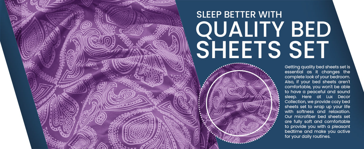 Deep Pocket Fitted Sheet Set 4-Piece Microfiber Soft Brushed Polyester Wrinkle Free Bed Sheets 10 Colors Twin Full Queen King California King