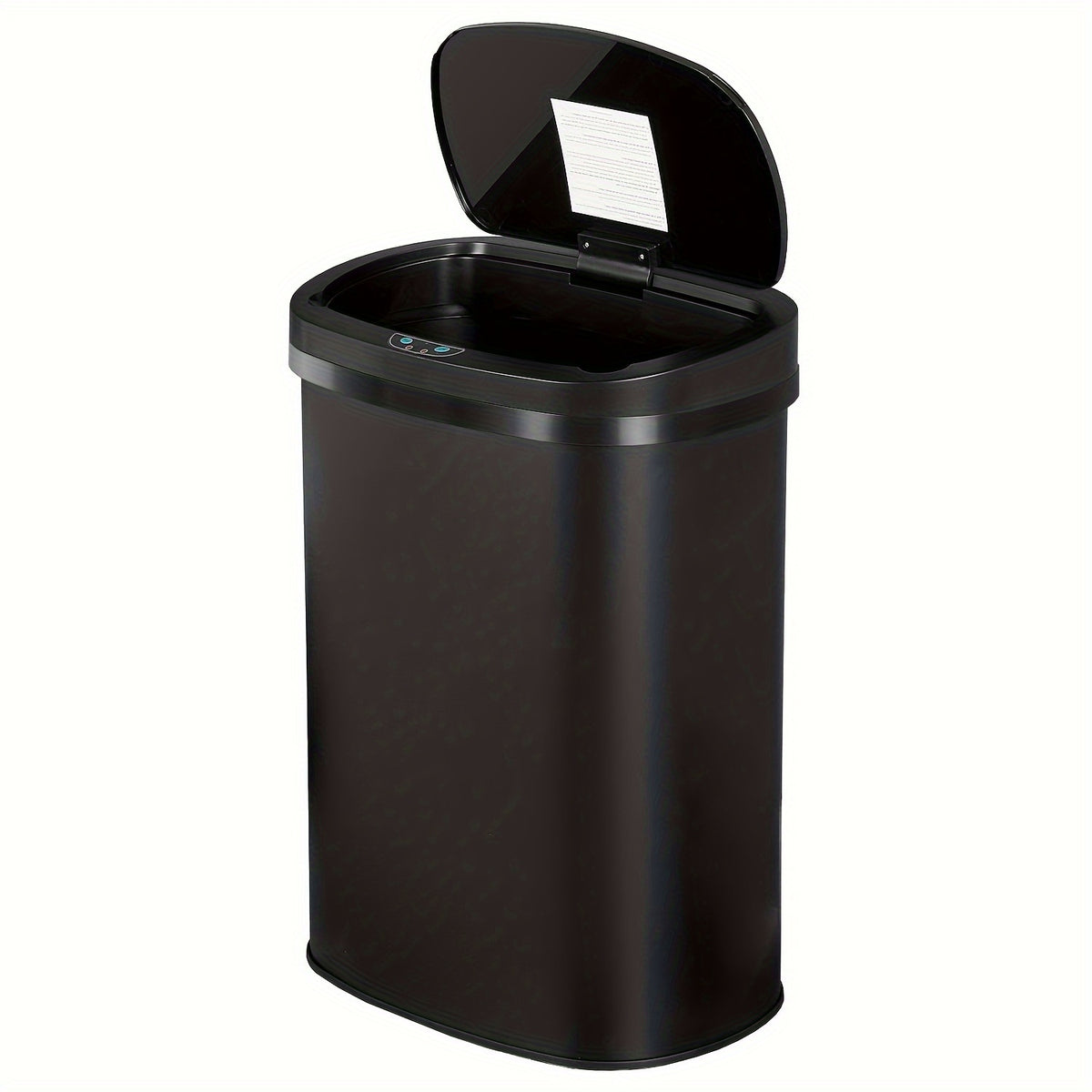 13 Gallon Touchless Motion Sensor Trash Can 50L – Automatic Smart Garbage Can for Kitchen, Office, Bedroom & Living Room, Plastic & Stainless Steel, Multiple Colors