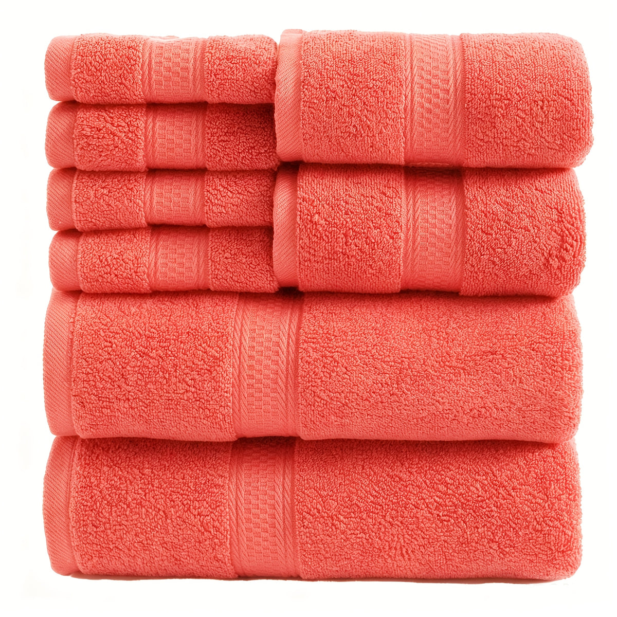 Towel Set 8 Piece & 16 Piece – Soft Absorbent Bath Towels, Hand Towels & Washcloths | Quick Dry Thickened Bathroom Towels for Home Hotel Spa | 12 Colors