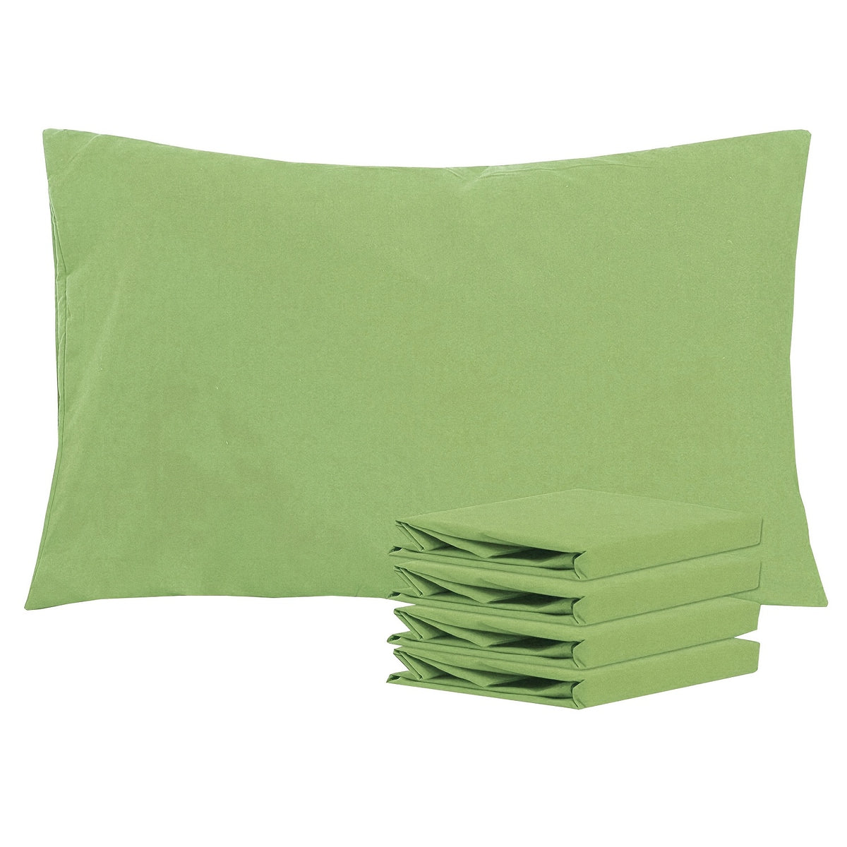 Pillowcases 4 Pack Queen Size Brushed Microfiber – Envelope Closure Soft Wrinkle-Free Fade-Resistant Solid Color Pillow Cases, 20x30 Inch, 32 Colors