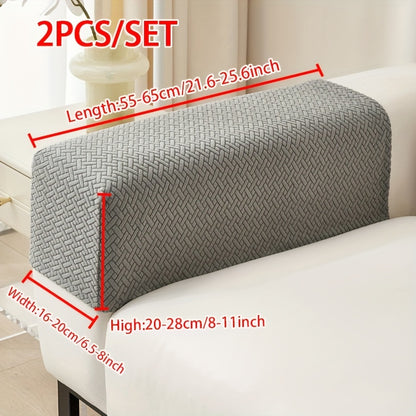 Stretch Jacquard Sofa Cover Non-Slip Elastic Furniture Protector for 1 2 3 4 Seater & L-Shaped Sectional Sofa – Wear-Resistant Polyester Slipcover, Machine Washable, Living Room Bedroom, 5 Colors